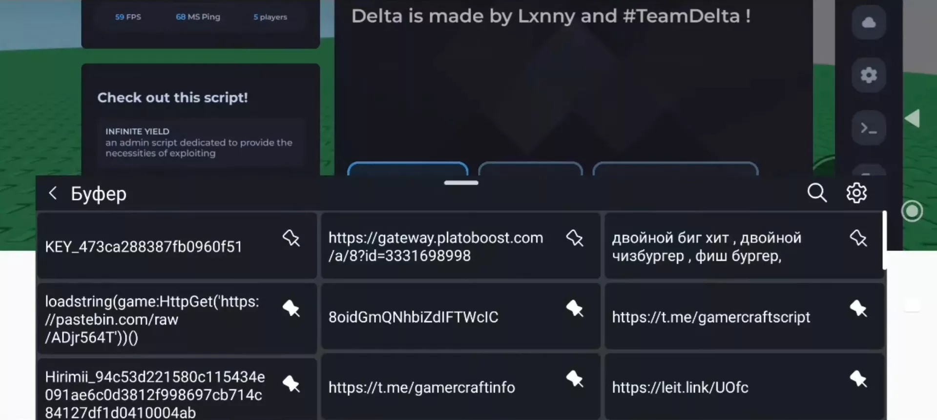 Delta Executor iOS скриншот