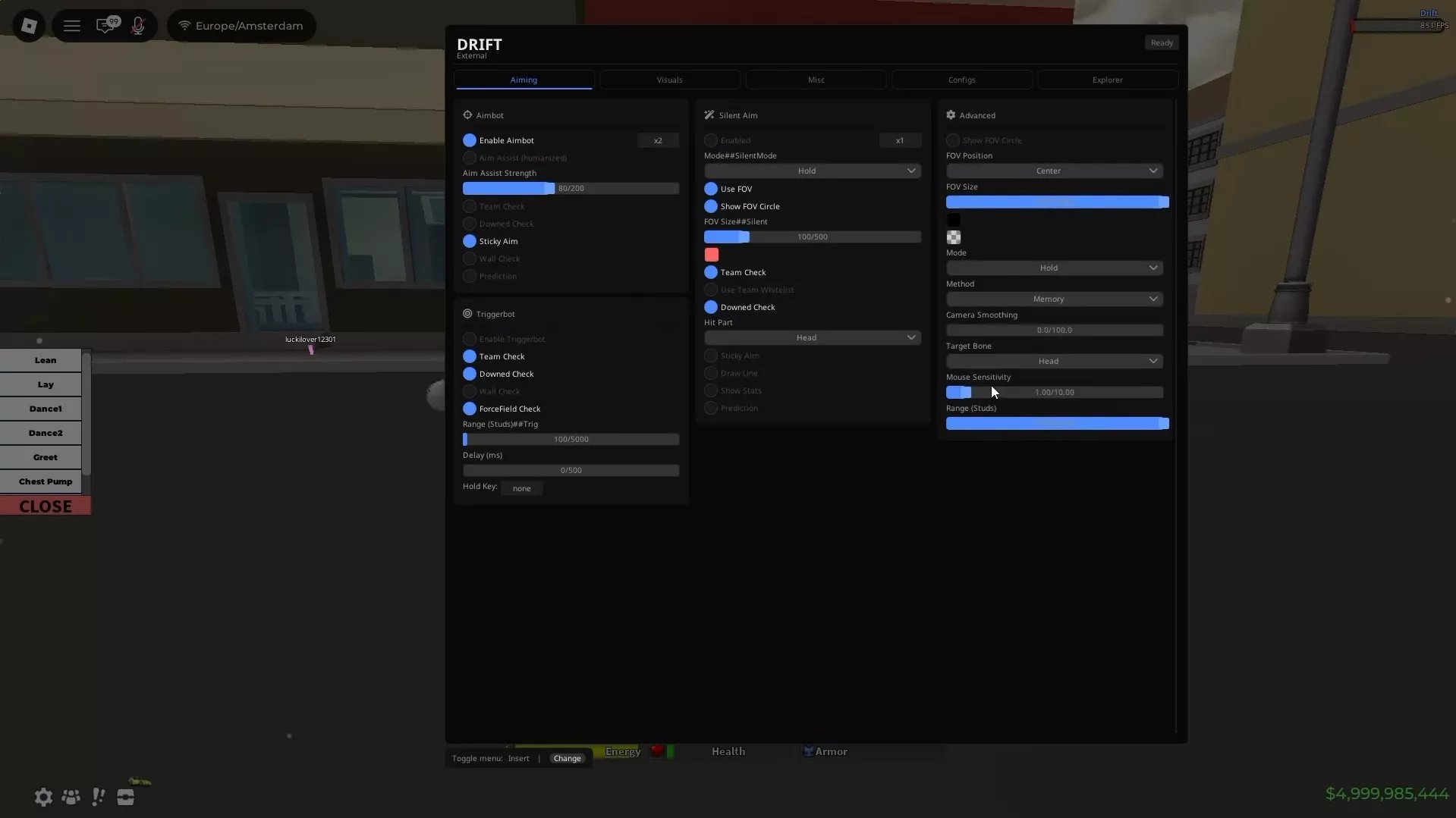 Drift Executor скриншот