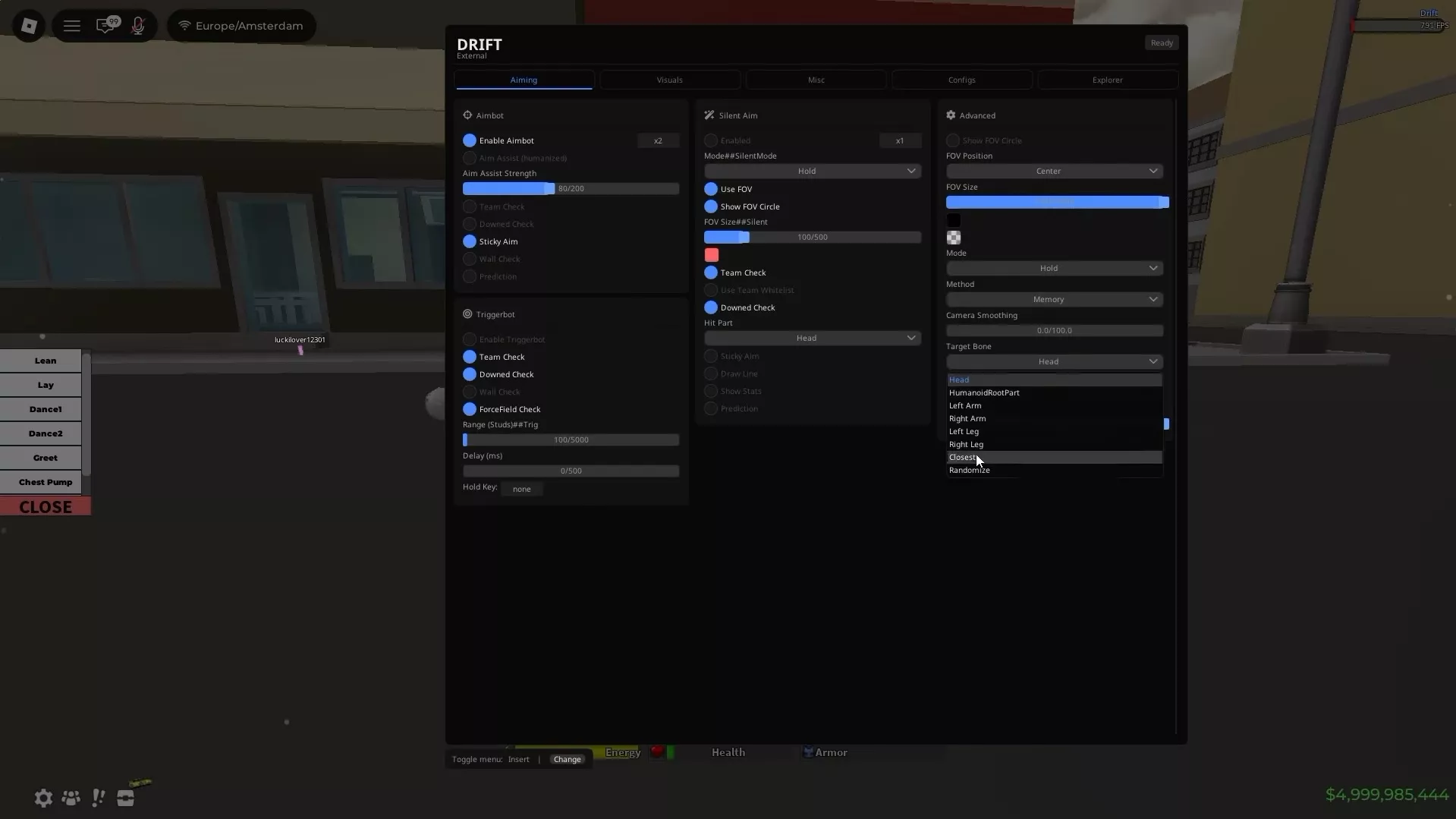 Drift Executor скриншот