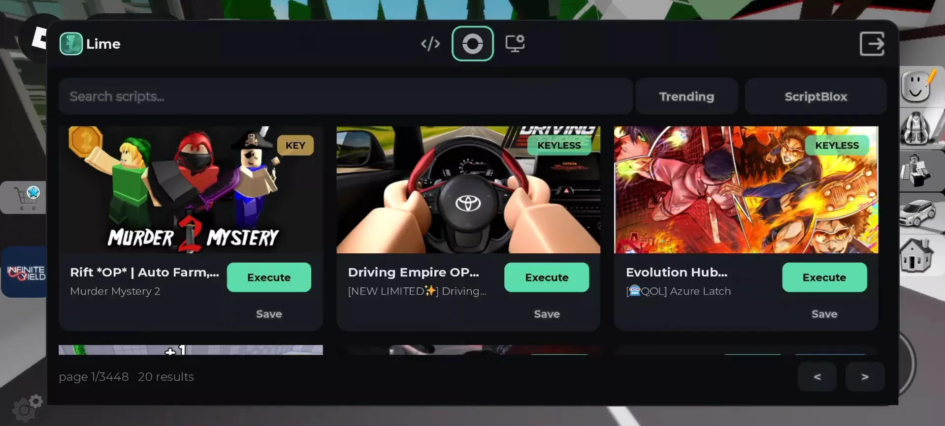Lime Executor скриншот